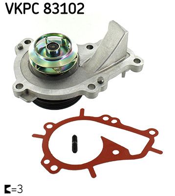 SKF Wasserpumpe, Motorkühlung (VKPC 83102) Thumbnail